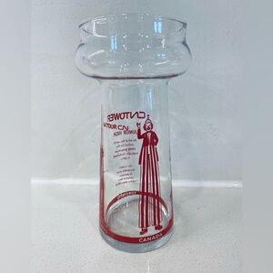 Vintage CN Tower Souvenir Cocktail Glass - Clown, Recipe, Toronto